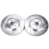 Power Stop 09-13 Infiniti FX50 Front Evolution Drilled & Slotted Rotors - Pair thumbnail 2