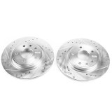 Power Stop 71-73 Buick Centurion Front Evolution Drilled & Slotted Rotors - Pair thumbnail 2