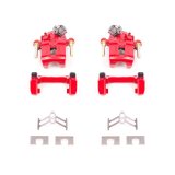 Power Stop 92-01 Honda Prelude Rear Red Calipers w/Brackets - Pair thumbnail 2