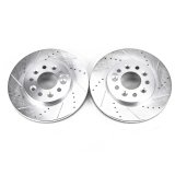 Power Stop 04-07 Ford Freestar Front Evolution Drilled & Slotted Rotors - Pair thumbnail 1