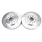 Power Stop 04-07 Ford Freestar Front Evolution Drilled & Slotted Rotors - Pair thumbnail 2