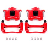 PowerStop Performance Powdercoated Brake Calipers S5044 Disc Caliper, Performance, Cast Iron, 1-Piston, Chrysler, Dodge, Jeep, Ram, Front, Kit thumbnail 1