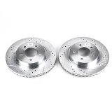 Power Stop 99-04 Chrysler 300M Front Evolution Drilled & Slotted Rotors - Pair thumbnail 1