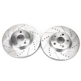 Power Stop 09-10 Pontiac Vibe Front Evolution Drilled & Slotted Rotors - Pair thumbnail 2