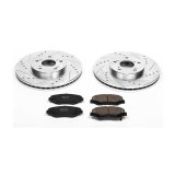 Power Stop 03-08 Honda Pilot Front Z23 Evolution Sport Brake Kit thumbnail 1