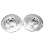 Power Stop 17-18 Mercedes-Benz SLC300 Front Evolution Drilled & Slotted Rotors - Pair thumbnail 1