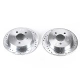 Power Stop 04-05 Buick Century Rear Evolution Drilled & Slotted Rotors - Pair thumbnail 1