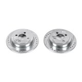 Power Stop 07-16 Mini Cooper Rear Evolution Drilled & Slotted Rotors - Pair thumbnail 2