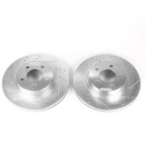 Power Stop 01-03 Ford Explorer Sport Front Evolution Drilled & Slotted Rotors - Pair thumbnail 1