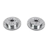 Power Stop 07-12 Mazda CX-7 Rear Evolution Drilled & Slotted Rotors - Pair thumbnail 2