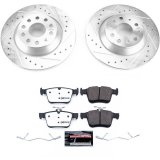 Power Stop 16-18 Audi TT Quattro Rear Z26 Street Warrior Brake Kit thumbnail 1