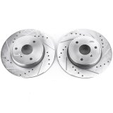 Power Stop 08-16 Smart Fortwo Front Evolution Drilled & Slotted Rotors - Pair thumbnail 1