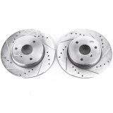 Power Stop 08-16 Smart Fortwo Front Evolution Drilled & Slotted Rotors - Pair thumbnail 2