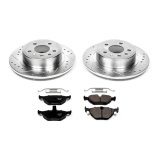 Power Stop 99-10 Saab 9-5 Rear Z23 Evolution Sport Brake Kit thumbnail 1