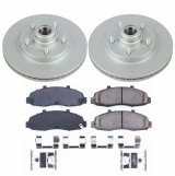 Power Stop 97-00 Ford F-150 Front Z17 Evolution Geomet Coated Brake Kit thumbnail 1