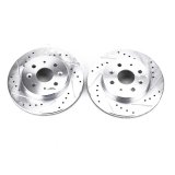 Power Stop 03-05 Kia Rio Front Evolution Drilled & Slotted Rotors - Pair thumbnail 1