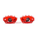 Power Stop 06-09 Pontiac Solstice Rear Red Calipers w/Brackets - Pair thumbnail 2
