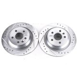 Power Stop 12-15 Land Rover Range Rover Evoque Rear Evolution Drilled & Slotted Rotors - Pair thumbnail 2