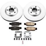 Power Stop 02-05 Ford Thunderbird Front Z17 Evolution Geomet Coated Brake Kit thumbnail 1