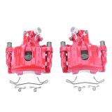 Power Stop 12-17 Ford Focus Rear Red Calipers w/Brackets - Pair thumbnail 1