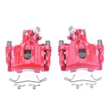 Power Stop 12-17 Ford Focus Rear Red Calipers w/Brackets - Pair thumbnail 2
