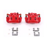 Power Stop 06-07 Subaru B9 Tribeca Front Red Calipers w/Brackets - Pair thumbnail 1