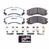Power Stop 91-96 Dodge Stealth Front Z26 Extreme Street Brake Pads w/Hardware thumbnail 1