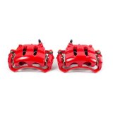Power Stop 93-94 Nissan D21 Front Red Calipers w/Brackets - Pair thumbnail 2