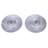 Power Stop 2018 Volkswagen Atlas Front Evolution Drilled & Slotted Rotors - Pair thumbnail 1