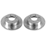 Power Stop 07-09 Dodge Sprinter 2500 Rear Evolution Drilled & Slotted Rotors - Pair thumbnail 1