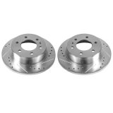 Power Stop 07-09 Dodge Sprinter 2500 Rear Evolution Drilled & Slotted Rotors - Pair thumbnail 2