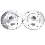 Power Stop 17-19 Hyundai Elantra Front Evolution Drilled & Slotted Rotors - Pair thumbnail 2