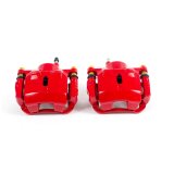 Power Stop 01-05 Toyota Echo Front Red Calipers w/Brackets - Pair thumbnail 1