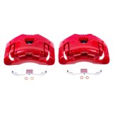 Power Stop 2008 Volvo S60 Front Red Calipers w/Brackets - Pair thumbnail 1