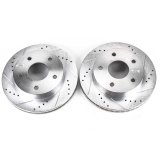 Power Stop 00-01 Dodge Ram 1500 Front Evolution Drilled & Slotted Rotors - Pair thumbnail 1