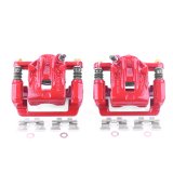 Power Stop 99-05 Hyundai Sonata Rear Red Calipers w/Brackets - Pair thumbnail 1