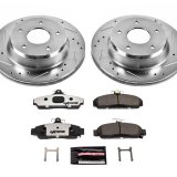 Power Stop 84-87 Chevrolet Corvette Front Z26 Street Warrior Brake Kit thumbnail 1