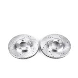 Power Stop 02-05 Ford Thunderbird Front Evolution Drilled & Slotted Rotors - Pair thumbnail 1