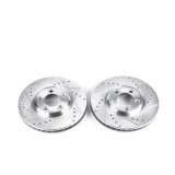 Power Stop 02-05 Ford Thunderbird Front Evolution Drilled & Slotted Rotors - Pair thumbnail 2