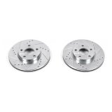 Power Stop 10-13 Ford Transit Connect Front Evolution Drilled & Slotted Rotors - Pair thumbnail 2