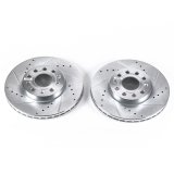 Power Stop 10-13 Audi A3 Front Evolution Drilled & Slotted Rotors - Pair thumbnail 1