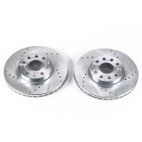 Power Stop 10-13 Audi A3 Front Evolution Drilled & Slotted Rotors - Pair thumbnail 2