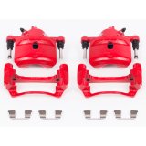 Power Stop 98-02 Honda Accord Front Red Calipers w/Brackets - Pair thumbnail 1