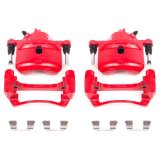 Power Stop 98-02 Honda Accord Front Red Calipers w/Brackets - Pair thumbnail 2