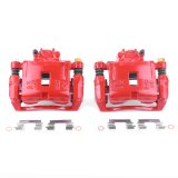 Power Stop 03-05 Kia Rio Front Red Calipers w/Brackets - Pair thumbnail 1