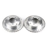 Power Stop 91-96 Dodge Stealth Rear Evolution Drilled & Slotted Rotors - Pair thumbnail 1