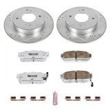 Power Stop 91-96 Infiniti G20 Rear Z26 Street Warrior Brake Kit thumbnail 1