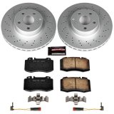 Power Stop 00-03 Mercedes-Benz CL500 Front Z23 Evolution Sport Coated Brake Kit thumbnail 1