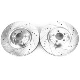 Power Stop 14-19 Jaguar F-Type Front Evolution Drilled & Slotted Rotors - Pair thumbnail 1