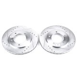 Power Stop 00-05 Suzuki Grand Vitara Front Evolution Drilled & Slotted Rotors - Pair thumbnail 1